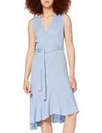 Sukienki - Koton Damska letnia sukienka z asymetrycznym obszyciem, niebieski (niebieski 610), 34 PL - miniaturka - grafika 1