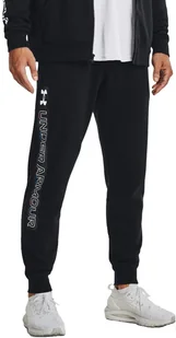 Under Armour Rival Fleece Graphic Joggers 1370351-001 Rozmiar: L - Spodnie sportowe męskie - miniaturka - grafika 1