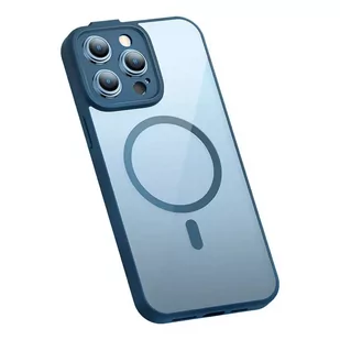 Zestaw ochronny Baseus Frame przeźroczyste etui magnetyczne i szkło hartowane do iPhone 14 Pro (niebieski) - Etui i futerały do telefonów - miniaturka - grafika 3
