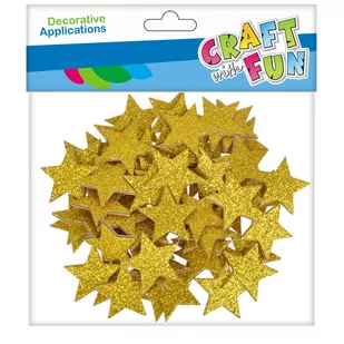 Craft with Fun Ozdoba dekoracyjna Eva Gwiazd Brok samoprzylepna 60st 12/144 - Pozostałe akcesoria dla plastyków - miniaturka - grafika 1