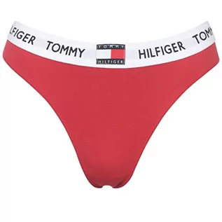 Majtki damskie - Tommy Hilfiger Stringi damskie, Tango Red, XL - grafika 1