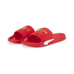 Damskie Klapki PUMA LEADCAT 2.0 SUEDE CLASSIC 38487205 – Czerwony - Klapki i japonki damskie - miniaturka - grafika 1