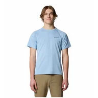 Koszulki sportowe męskie - Koszulka męska Columbia Alpine Chill™ Pro Short Sleeve Crew Rozmiar: XXL / Kolor: jasnoniebieski - miniaturka - grafika 1