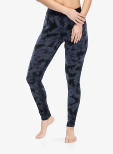 Legginsy termoaktywne damskie Icebreaker Merino 200 Oasis Leggings Cloud Dye - graphite/black/cd - Kalesony - miniaturka - grafika 1