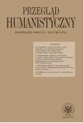 przegląd humanistyczny 3/2021 - Czasopisma - miniaturka - grafika 1