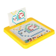 Tablice dla dzieci - Tablica Magnetyczna Układanka Edukacyjna Montessori Mozaika 26x26cm Zestaw - miniaturka - grafika 1