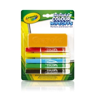 Crayola Markery do białej tablicy 5 kolorów 13 - Przybory szkolne - miniaturka - grafika 1