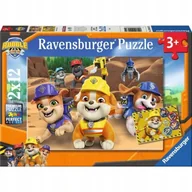 Puzzle - RAVENSBURGER PUZZLE 2D PSI PATROL RUBBLE & CREW ZESTAW 2X12 ELEMENTÓW 3+ - miniaturka - grafika 1