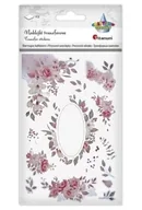 Zabawki kreatywne - Naklejki transferowe Kwiaty różowe 2 plansze - miniaturka - grafika 1