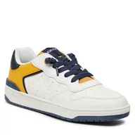 Buty dla chłopców - Sneakersy Geox J Washiba Boy J45LQB 05411 C0592 D White/Yellow - miniaturka - grafika 1