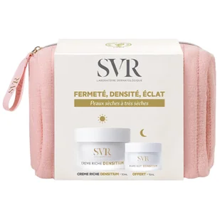 Zestaw SVR Densitium Creme Riche, krem przeciwzmarszczkowy, 50 ml + balsam do twarzy na noc, 15 ml + kosmetyczka w prezencie - Zestawy kosmetyków damskich Zestaw SVR Densitium Creme Riche, krem przeciwzmarszczkowy, 50 ml + balsam do twarzy na noc, 15 ml + kosmetyczka w prezencie - Zestawy kosmetyków damskich - miniaturka - grafika 1