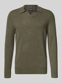 Koszulki męskie - Sweter z dzianiny z czystego kaszmiru - miniaturka - grafika 1
