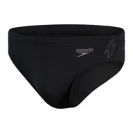 Kąpielówki męskie - Męskie Kąpielówki SPEEDO HYPERBOOM SPL 7CM BRF AM 8-00301715146 – Czarny - miniaturka - grafika 1