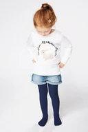 Rajstopy - Kryjące Rajstopy Dziecięce Pipi 40 3d Granat Marilyn - MARILYN - miniaturka - grafika 1