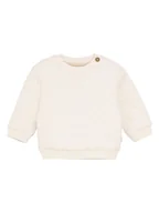 Bluzy i sweterki niemowlęce - Noppies Bluza w kolorze kremowym - miniaturka - grafika 1