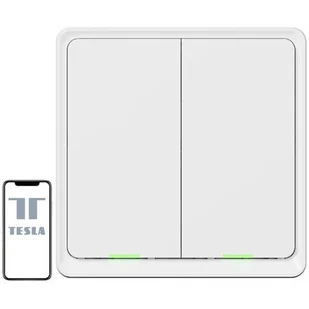 Tesla SMART przełącznik inteligentny Switch Dual - Przedłużacze i rozgałęźniki - miniaturka - grafika 1