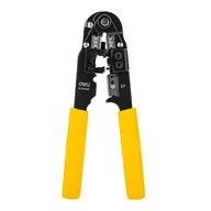 Kombinerki i obcęgi - Szczypce do zaciskania konektorów Ethernet Deli Tools EDL381008 - miniaturka - grafika 1