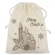 Ozdoby bożonarodzeniowe - ŚWIĄTECZNY WOREK PREZENTOWY POD CHOINKE NA GWIAZDKĘ MIKOŁAJKI ŚWIĘTA ŚWIECE - miniaturka - grafika 1