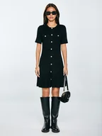 Sukienki - BIG STAR Sukienka w kolorze czarnym - miniaturka - grafika 1