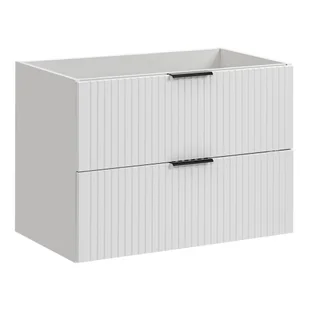 Biała szafka na umywalkę z szufladami 80 cm W5-Z11 - Szafki łazienkowe - miniaturka - grafika 1