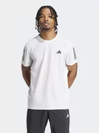 Koszulki sportowe męskie - adidas Koszulka techniczna Own the Run IK7436 Biały Regular Fit - miniaturka - grafika 1