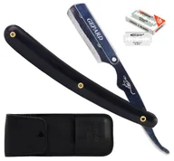 Brzytwy fryzjerskie - Brzytwa Fryzjerska Gepard Golenia ŻYLETKI CZARNA TOMMO BLACK - miniaturka - grafika 1