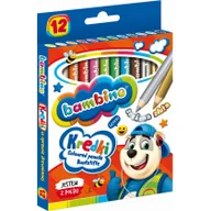 Przybory szkolne - St. Majewski Kredki w oprawie drewnianej 12 kolorów - miniaturka - grafika 1