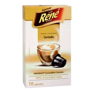 Kawa w kapsułkach i saszetkach - Rene Cortado 10 kapsułek do Nespresso - miniaturka - grafika 1