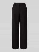 Spodnie damskie - Spodnie szerokie z dodatkiem wiskozy model ‘KAMIL’ - miniaturka - grafika 1