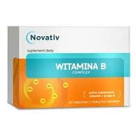 Witaminy i minerały - Novativ Witamina B complex, 60tabl. - miniaturka - grafika 1