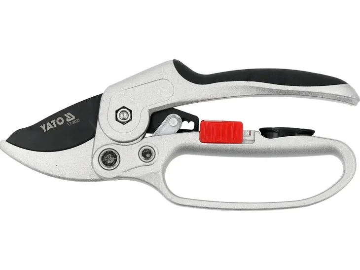 Aluminiowy Sekator Kowadełkowy Z Grzechotką I Blokadą Cięcie Do 20 Mm Yato