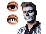 Halloween - Soczewki kontaktowe "Szkielet" - 3 miesięczne - miniaturka - grafika 1