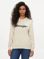 Bluzy damskie - Wrangler Bluza 112350335 Écru Regular Fit - miniaturka - grafika 1