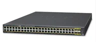 Switche - PLANET GS-4210-48P4S 48x 10/100/1000T 802.3at PoE + 4 100/1000 SFP - miniaturka - grafika 1