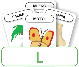 Komlogo Komlogo, karty Logopedyczny Piotruś Część XIII: głoska L - Gry karciane - miniaturka - grafika 3