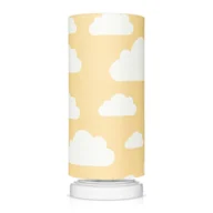 Lampy stojące - lampka nocna dla dzieci musztardowa w chmurki mustard clouds - miniaturka - grafika 1