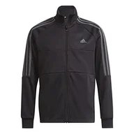 Bluzy dla chłopców - adidas Bluza chłopięca B Sere Tt, Black/Grey Six, 5-6 lat EU - miniaturka - grafika 1
