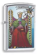 Trafika - Zippo, Zapalniczka, Tarot Justice, High Polish Chrome - miniaturka - grafika 1