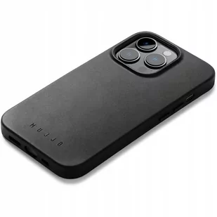 Mujjo Full Leather Case etui skórzane do iPhone 14 Pro kompatybilne z MagSafe black - Etui i futerały do telefonów - miniaturka - grafika 1