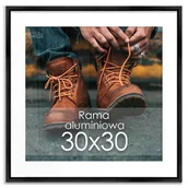Ramki na zdjęcia - Czarna rama aluminiowa 30x30 cm - miniaturka - grafika 1