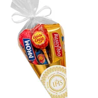 Zestawy upominkowe - Podziękowanie dla Gości Rożek ze słodyczami Upominek Komunia Roczek Ślub Chrzest - miniaturka - grafika 1