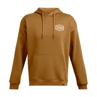 Bluzy sportowe męskie - Bluza męska Under Armour Project Rock Icon Fleece Hoodie - miniaturka - grafika 1