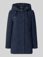 Płaszcze męskie - Krótki płaszcz z kapturem i krytym zamkiem błyskawicznym - miniaturka - grafika 1