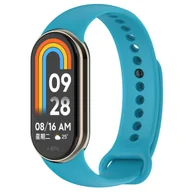 Akcesoria do smartwatchy - Pasek silikonowy Vanfone do Xiaomi Mi Band 8, niebieski - miniaturka - grafika 1