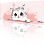 Podkładki na biurko - PODKŁADKA POD MYSZ MYSZKĘ Kitty Catty 80x30 TILT Wytrzymała XL Dla gracza - miniaturka - grafika 1