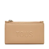 Portfele - Duży Portfel Damski TOUS Brenda 2002105645 Beżowy - miniaturka - grafika 1