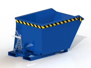 Kontener Metalowy Samowyładowczy Ce 1000L Pomarańczowy - Pojemniki przemysłowe Kontener Metalowy Samowyładowczy Ce 1000L Pomarańczowy - Pojemniki przemysłowe - miniaturka - grafika 1