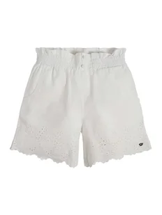 Guess Szorty materiałowe J3GD07 WCVM0 Biały Relaxed Fit - Spodenki damskie - miniaturka - grafika 1