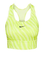 Biustonosze - Nike Nike Swoosh Iconclash Bra Sp21 sportowy biustonosz Lt cytryna/(Black) (Gcw#1) S - miniaturka - grafika 1
