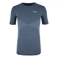 Koszulki męskie - Salewa Salewa męska M Zebru Responsive S/S koszulka, ciemny denim, 48/M 00-0000027959 - miniaturka - grafika 1